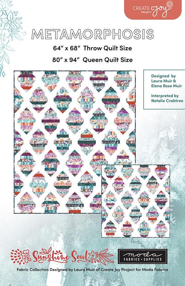 Metamorphosis Quilt Pattern CJP2008 by Laura Muir for Create Joy Project