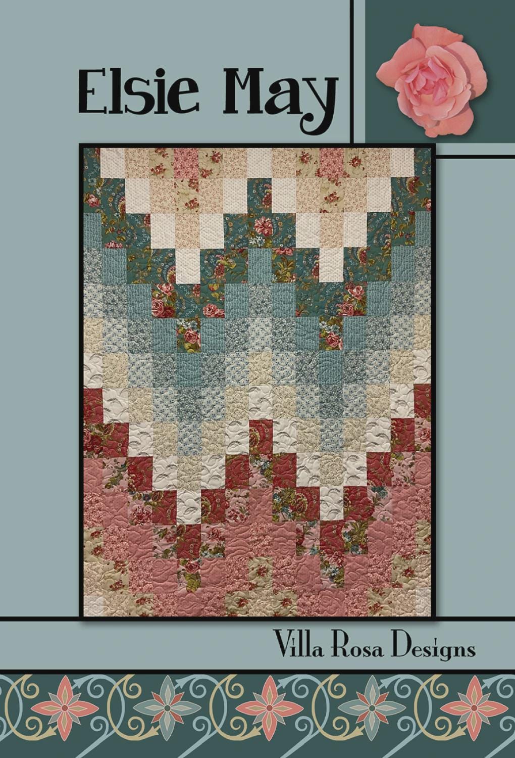 Elsie May Quilt Pattern by Pat Fryer for Villa Rosa Designs 53 x 70