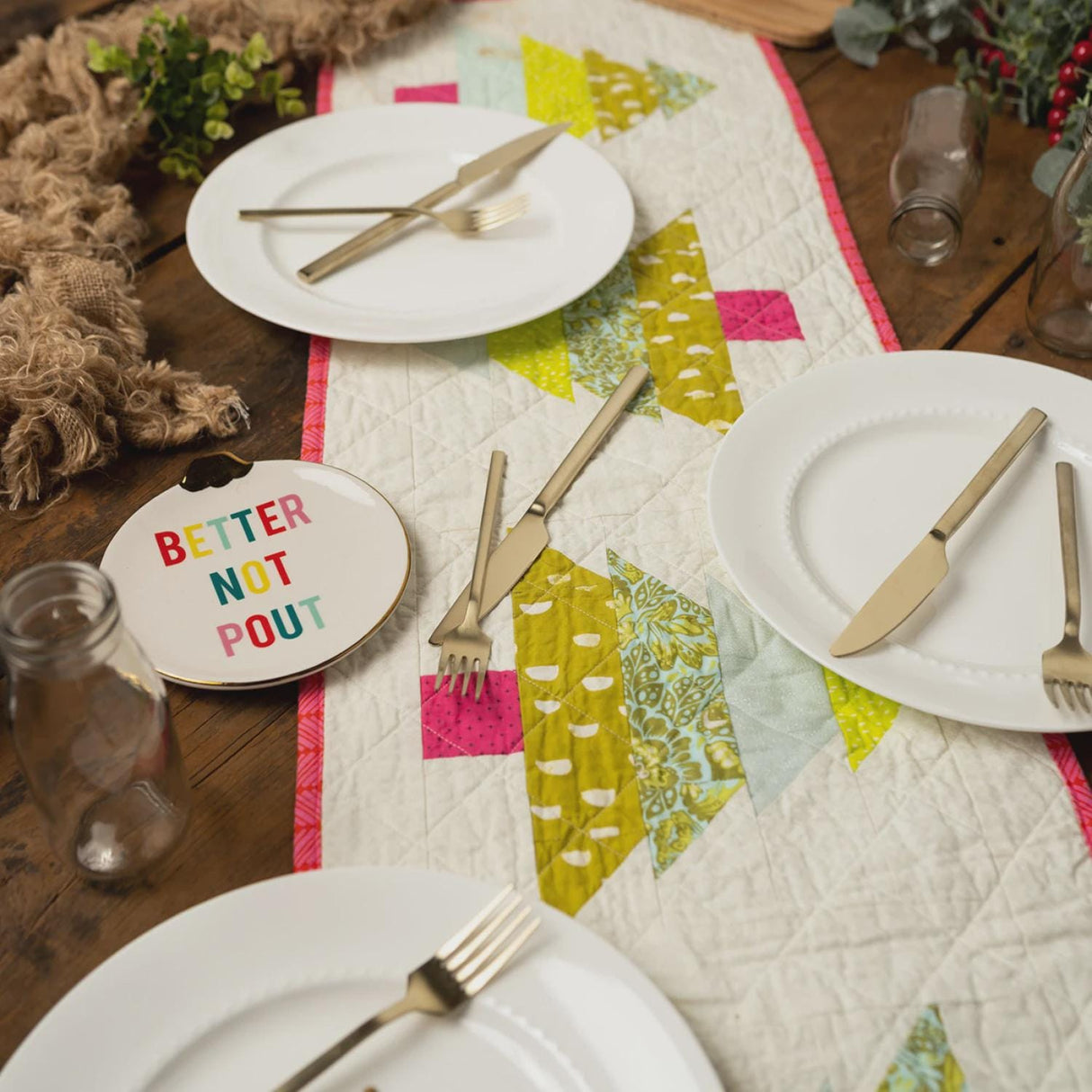 Oh, Christmas Tree Table Runner by Studio M Squared SMSO001