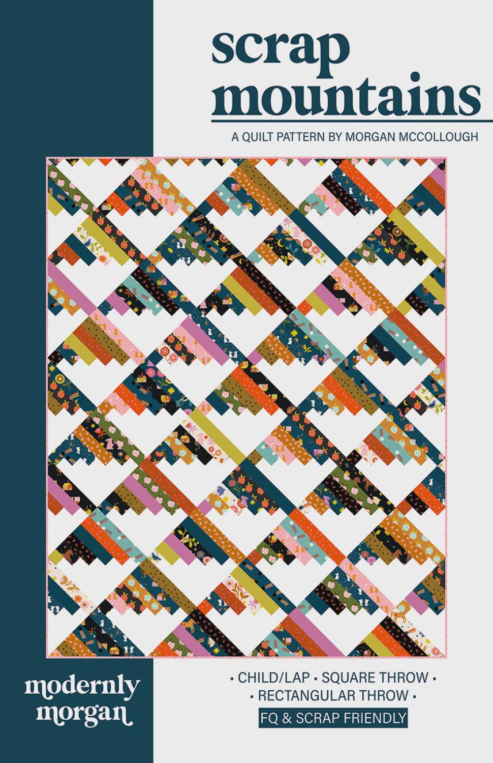 Scrap Mountains # MM-035 From Modernly Morgan By Morgan McCollough 3 sizes
