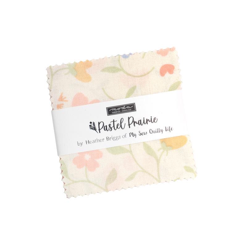 Pastel Prairie Mini Charm Pack 31780MC By Gingiber for Moda Fabrics