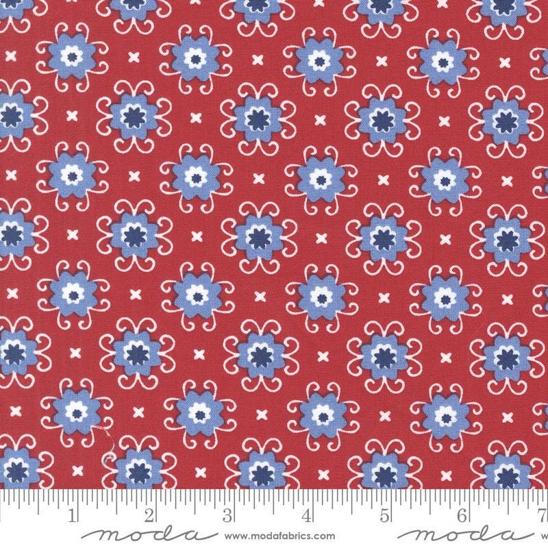 Star Spangled Bandana Rocket by April Rosenthal 24173-15 for Moda Fabrics Sold in 1/2 yard increments (Copy) - Star Spangled Bandana