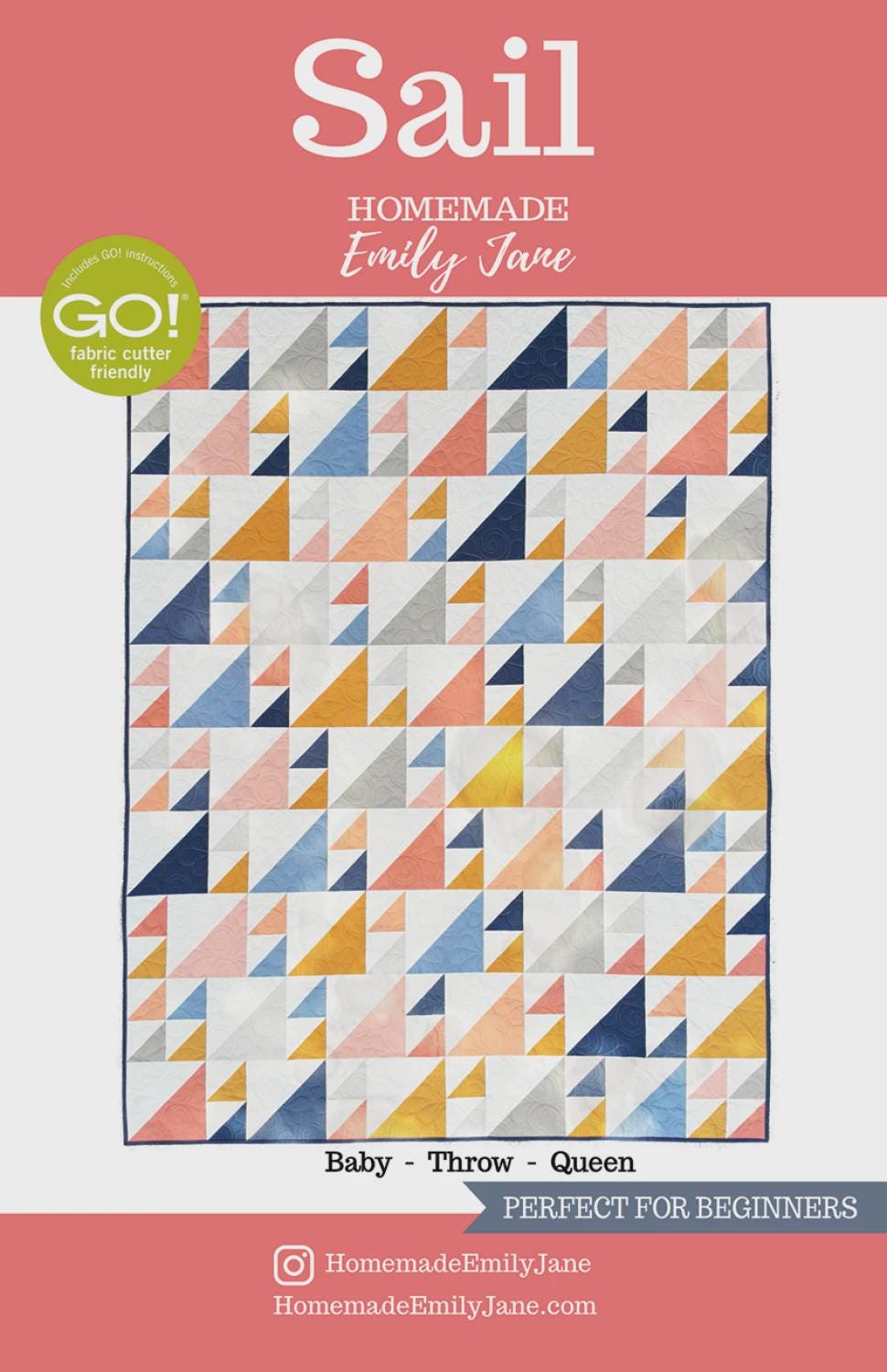 Sail Quilt Pattern HMEJ108 Homemade Emily Jane By, Emily Tindall