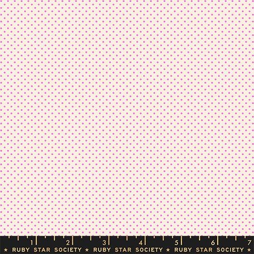 The image is a repeating pattern of pink dots on a light pink background.
