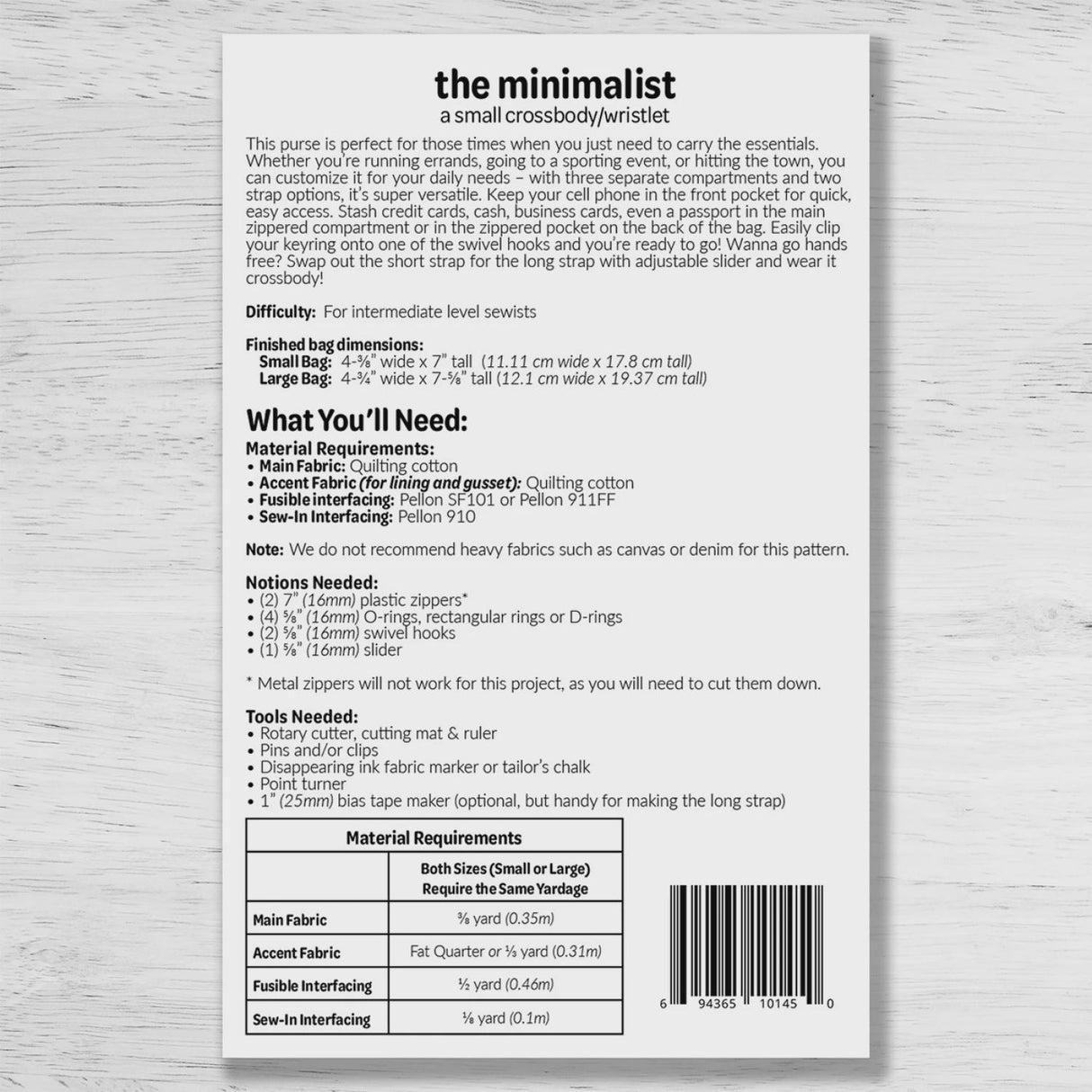 The Minimalist Pattern by Studio M Squared SMST005