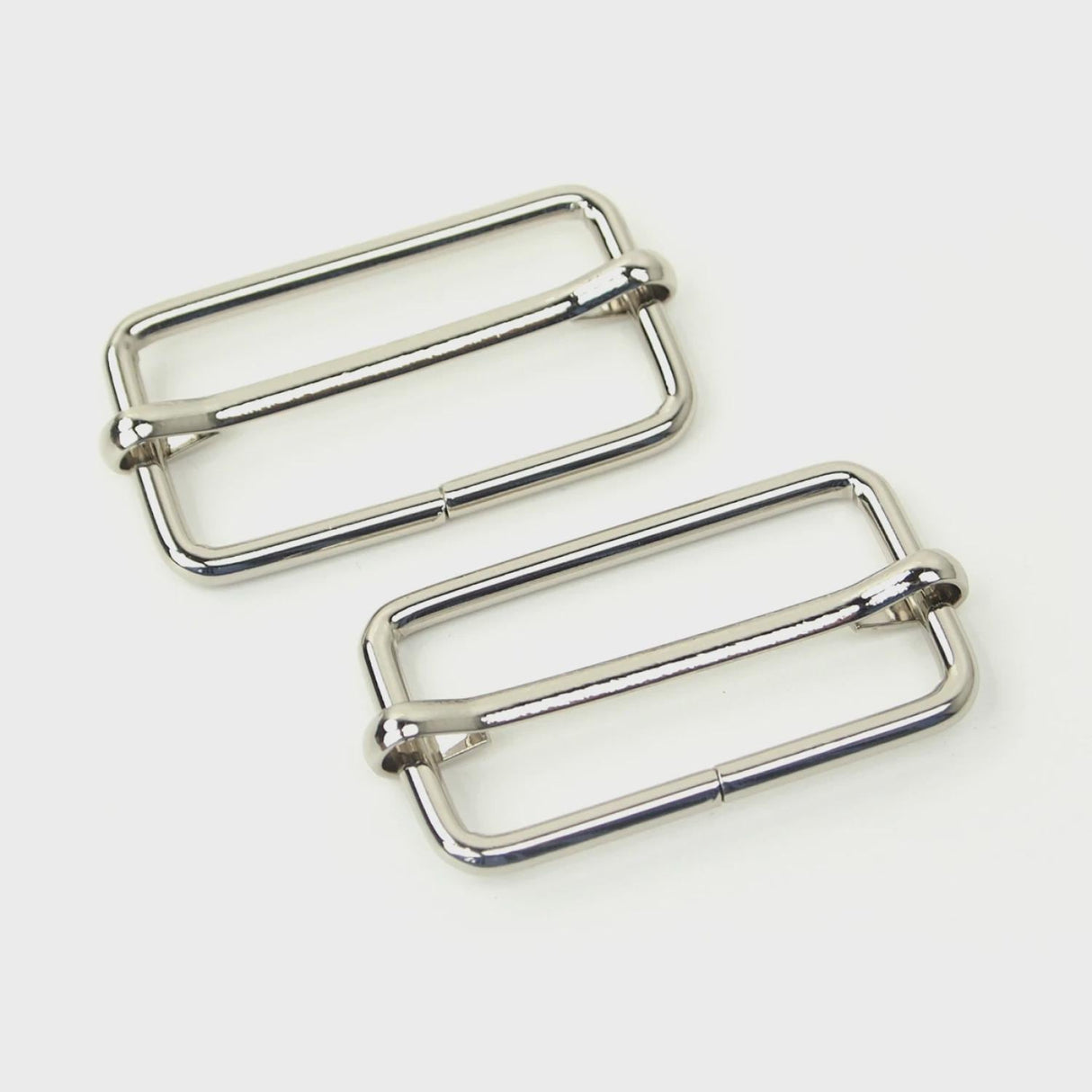 Sallie Tomato Slider Buckle 2 count size 1 1/2" Nickel STS127ST