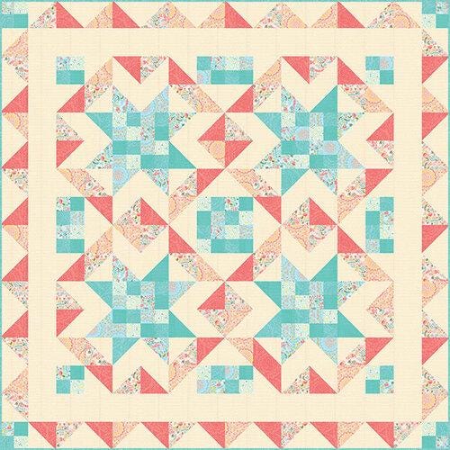 Mama Bear Quilt Pattern by Stacy Iest Hsu SIH 006 Final Size is 64" x 64"