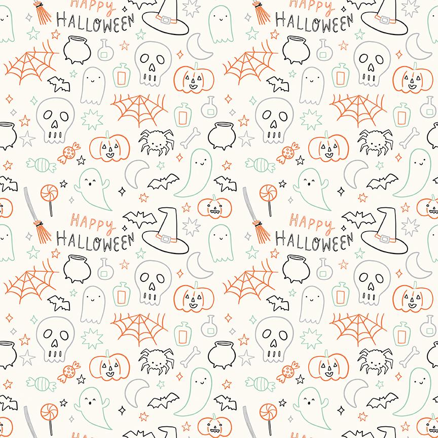 Frank and Friends Halloween Icons Cloud