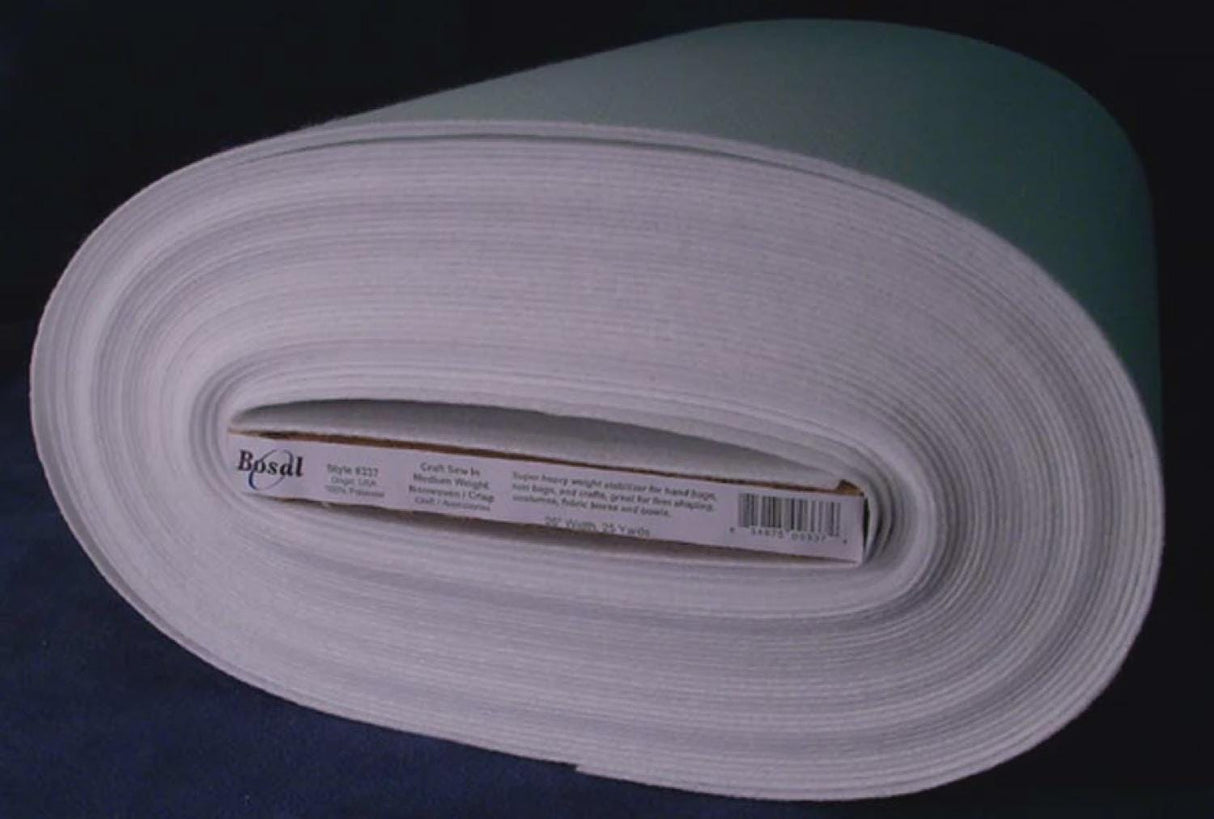 Double Side Fusible Non-Woven Heavyweight Craf-tex Plus 337BF-WHT Sold in 1/2 yard increments