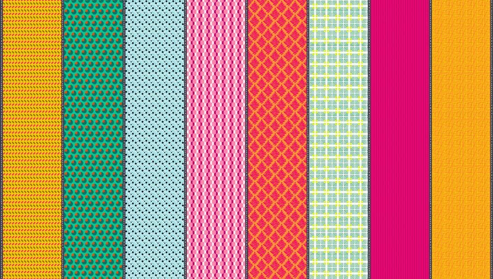 Mixed Bag of Lollies - Gardenvale by Jen Kingwell for Moda 18247 11 - Sold in 1/2 Yard Increments