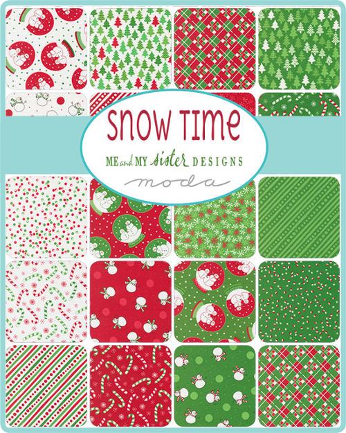 Snow Time Jelly Roll 2.5" Strips 22500JR by Me and My Sisters Designs for Moda Fabrics