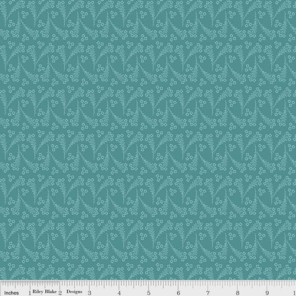 Unforgettable Petals in Blue My Mind's Eye C3866 Blue - Riley Blake Designs Sold in 1/2 yard increments cut continuously