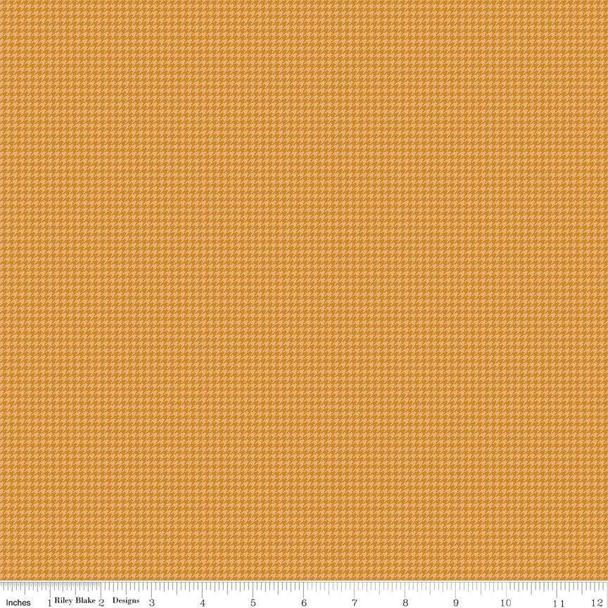 Cozy Autumn Houndstooth Daisy
