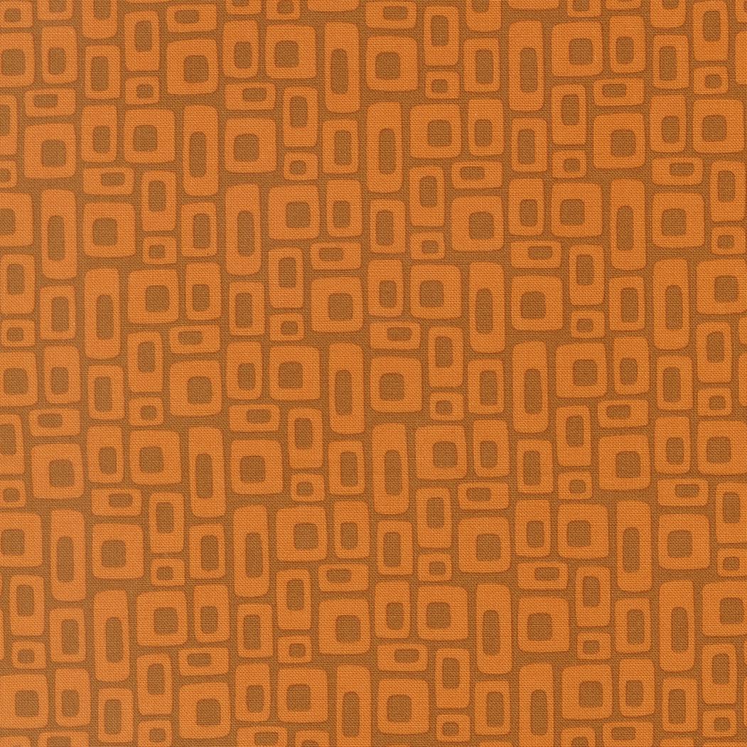 a repeating pattern of brown squares and rectangles, creating a textured and visually interesting design.