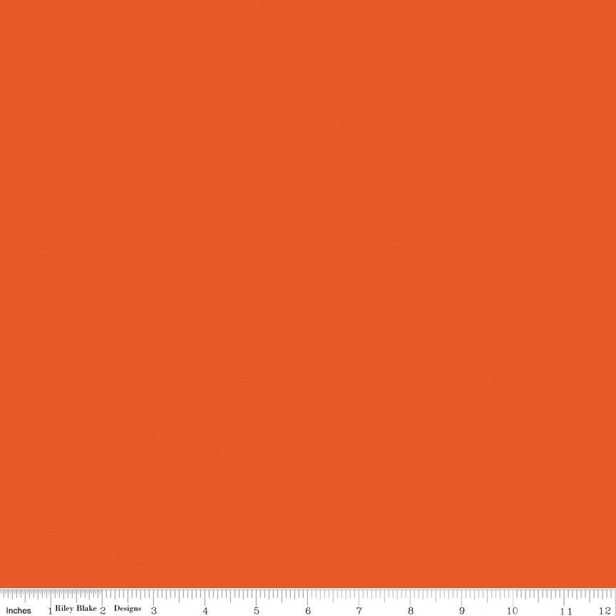 Riley Blake Confetti Cottons Orange by RBD Designers C120-Orange Sold in 1/2 yard increments