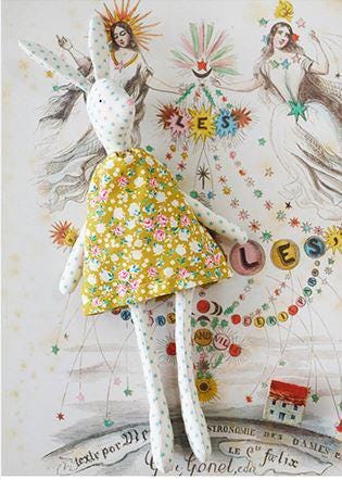 Tilda Easter Bunnies Mini Kit, Includes Cotton Fabrics and Instructions 500015