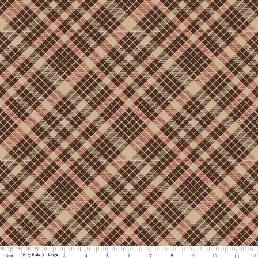 Cozy Autumn Plaid Brown