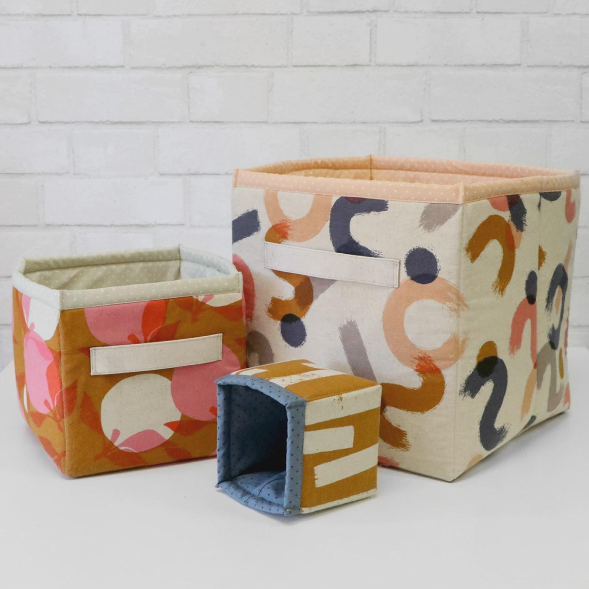 Bloomwood Simple Storage Cubes Paper Pattern LST124 - Printed pattern includes instructions for 3 sizes