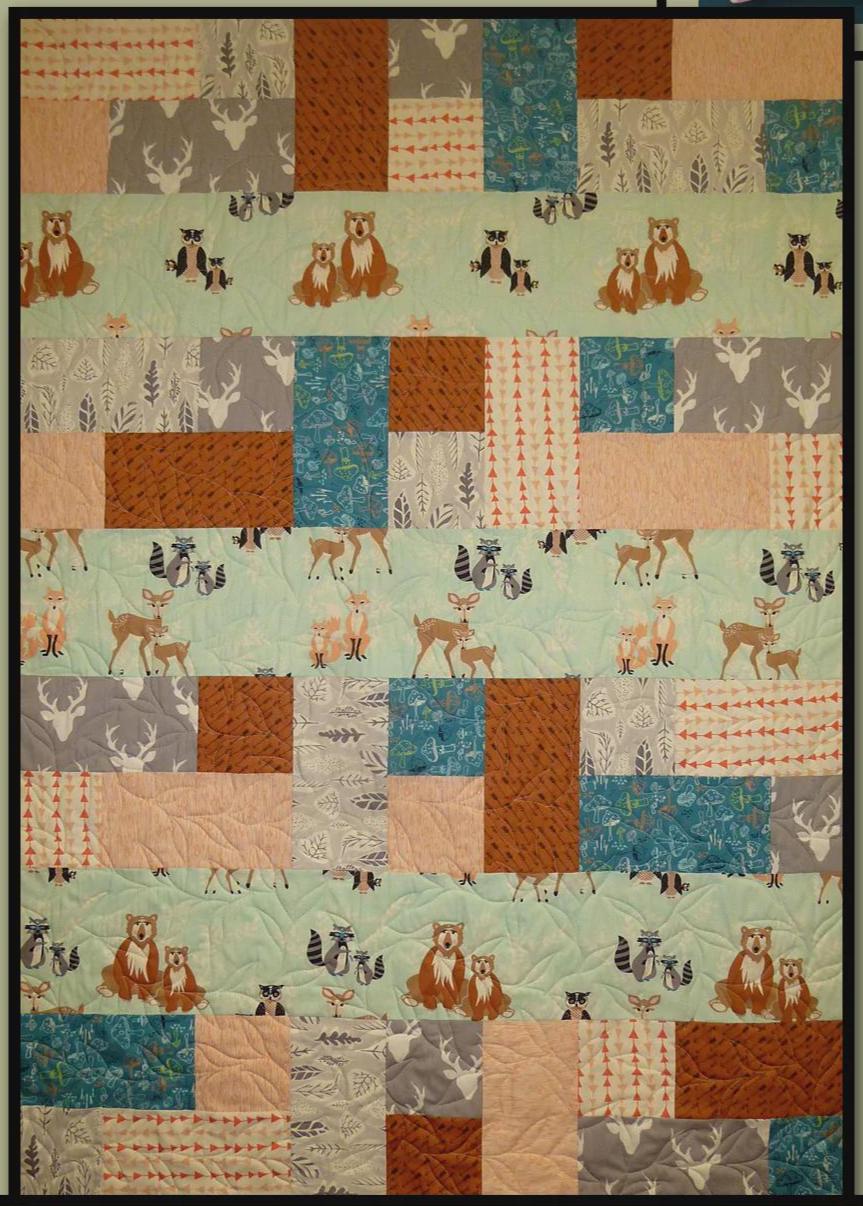Cherish Quilt Pattern From Villa Rosa Designs - size 41" x 57"