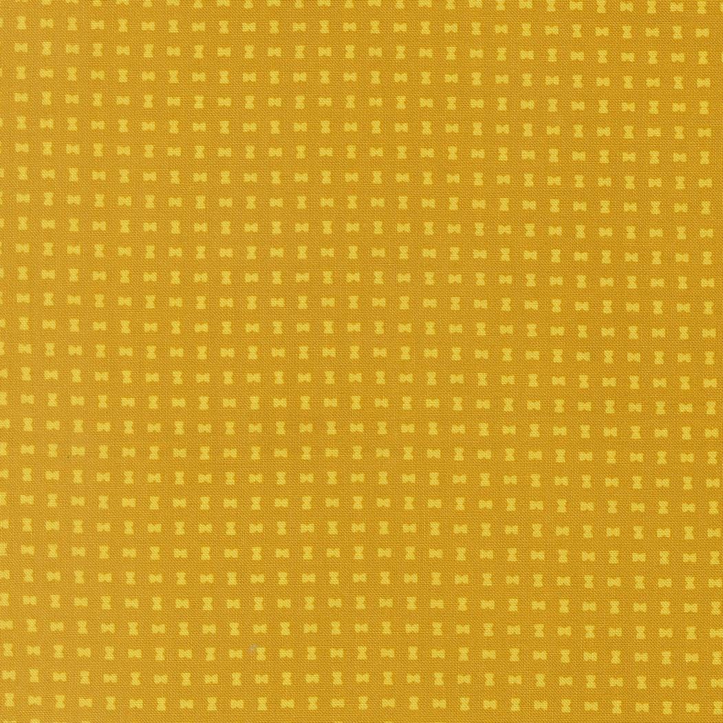 The image is a repeating pattern of small yellow squares arranged in a grid-like fashion.