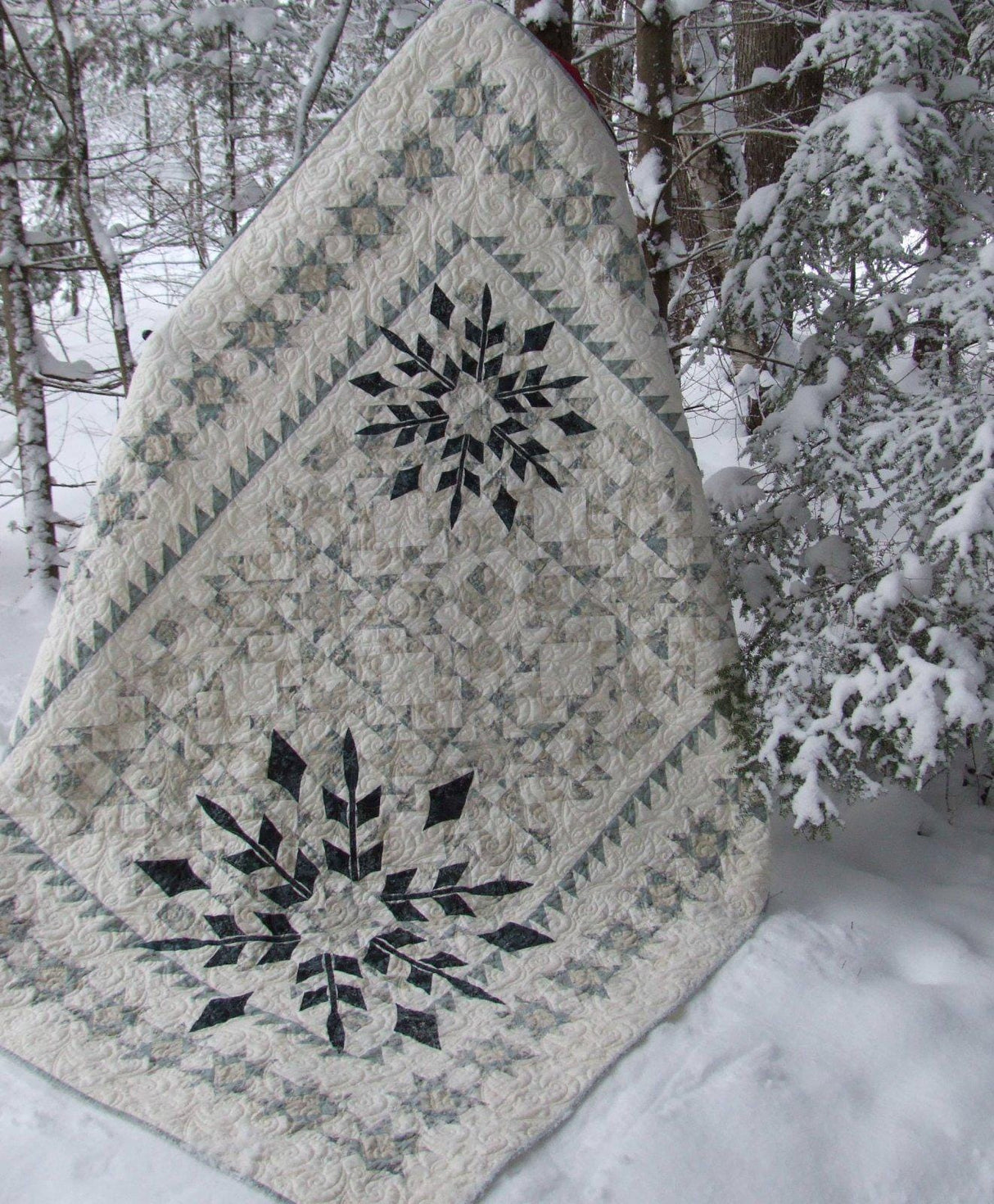 Winter Joy Quilt Pattern BCS 1137 by Border Creek Station Paper Pattern Only