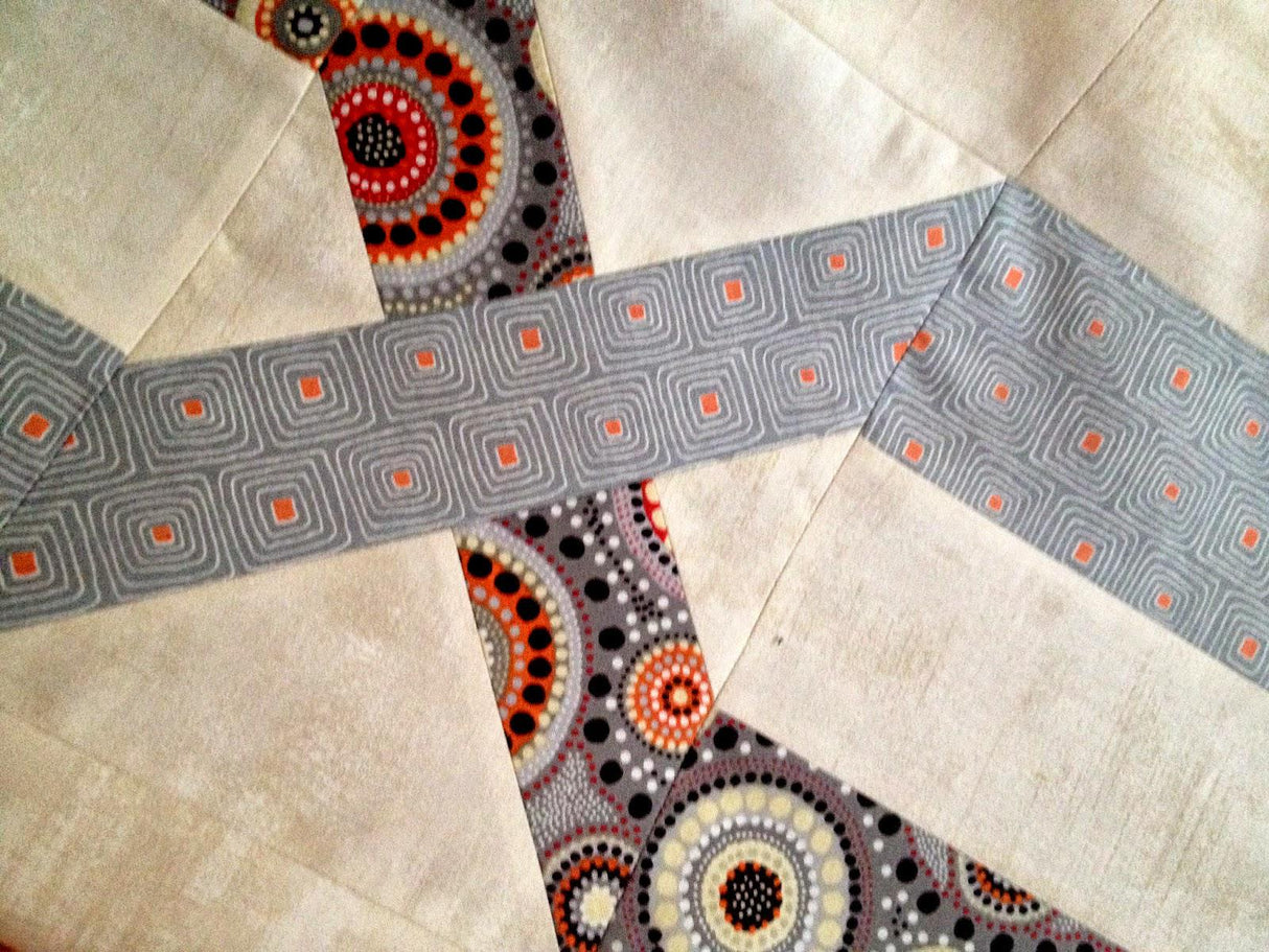 Taffy Twists Quilt Pattern Only MQR114 by Modern Quilt Relish (Table Runner, Baby, Throw, and Queen sizes)