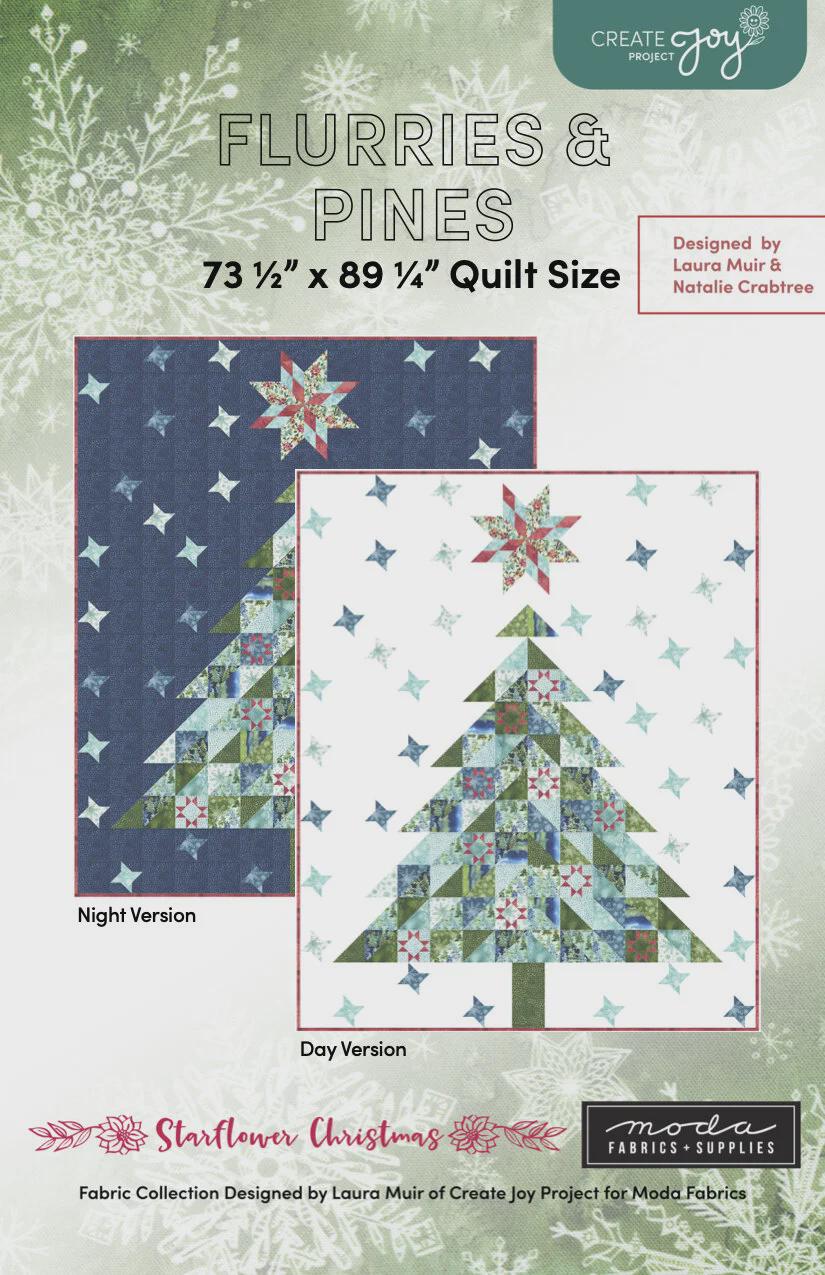 Flurries & Pines Quilt Pattern CJP2009 by Laura Muir for Create Joy Project