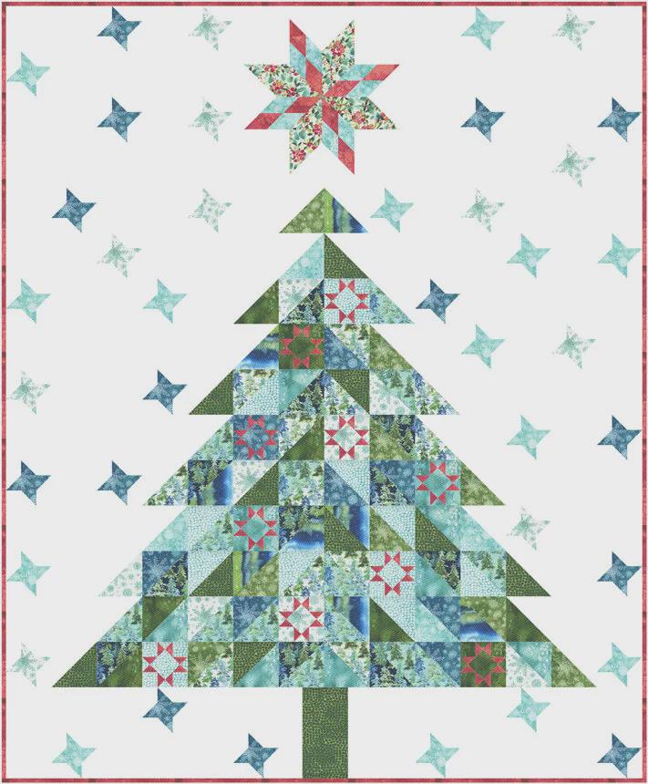 Flurries & Pines Quilt Pattern CJP2009 by Laura Muir for Create Joy Project