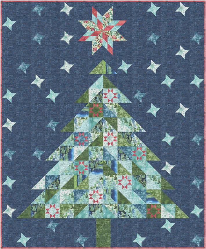 Flurries & Pines Quilt Pattern CJP2009 by Laura Muir for Create Joy Project