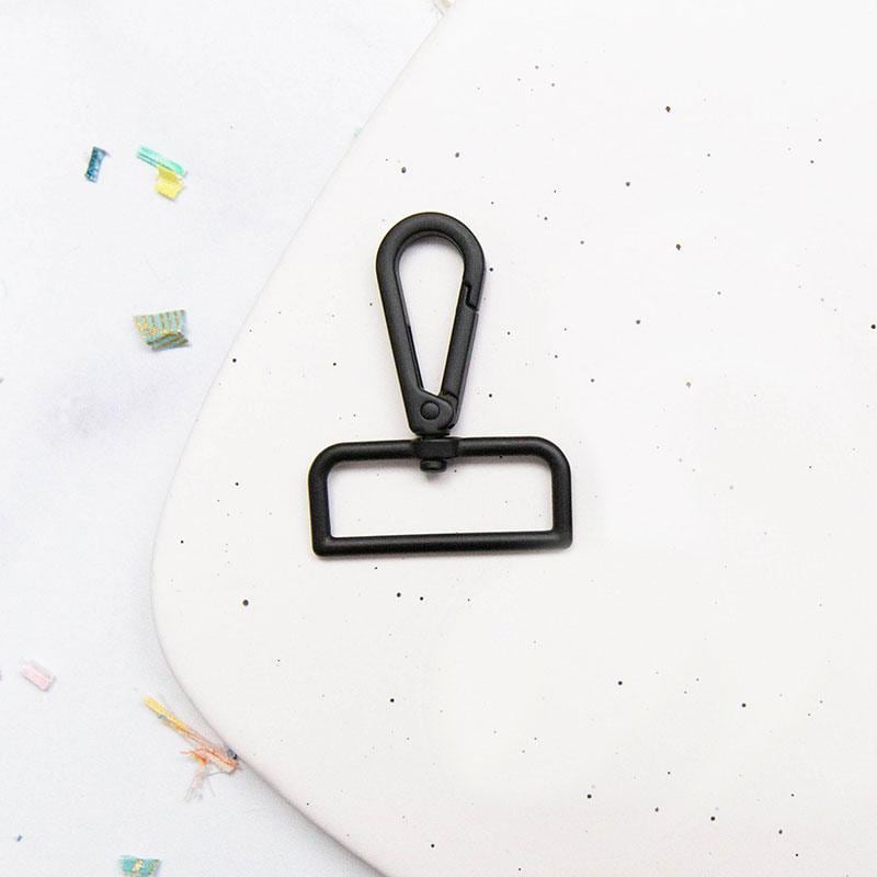 Swivel Snap Hook Matt Black SSCH16 by Stitch Supply Co Bag Hardware