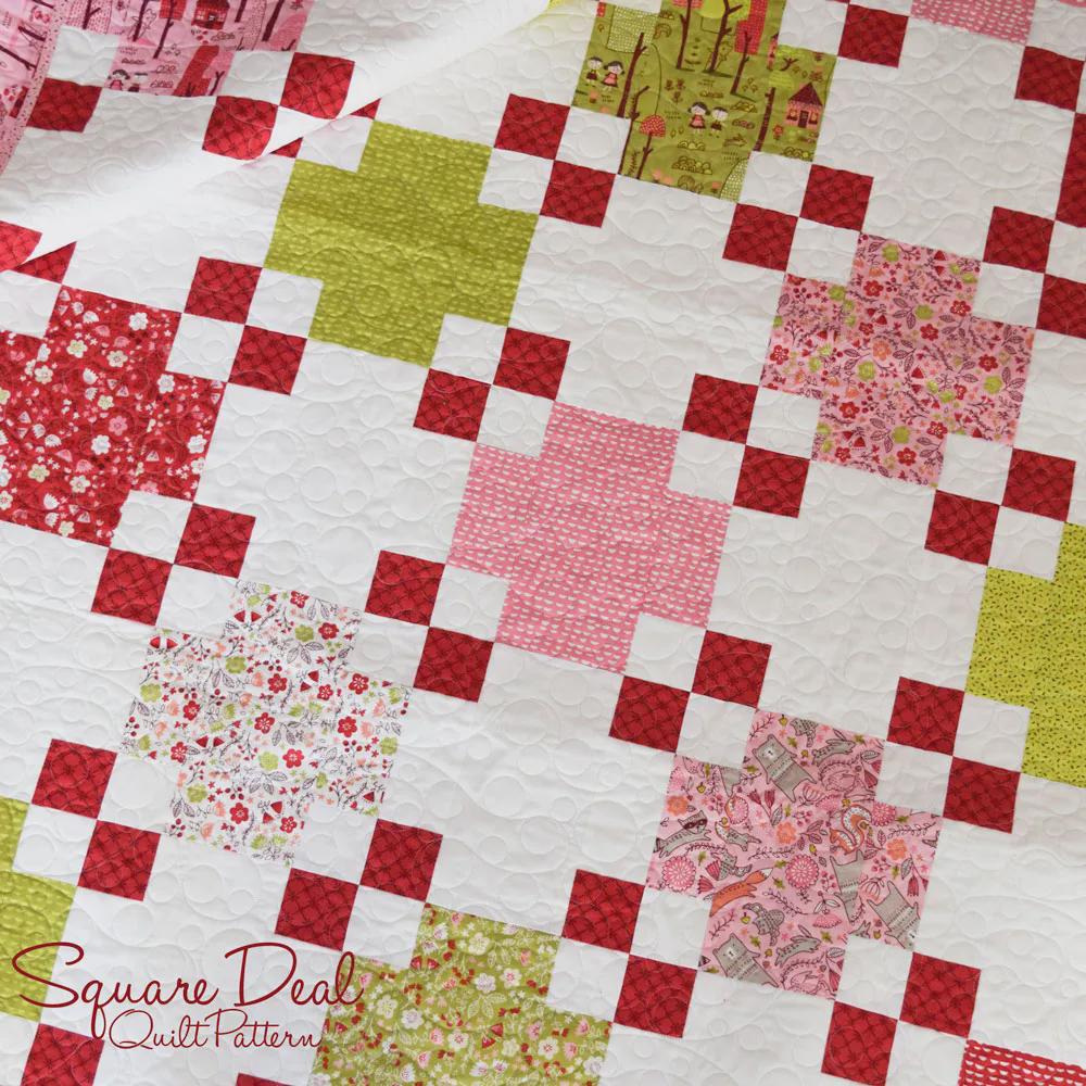 Square Deal Quilt Pattern SQA16123 Printed Pattern Only by She Quilt's A Lot Patterns by Peta Peace