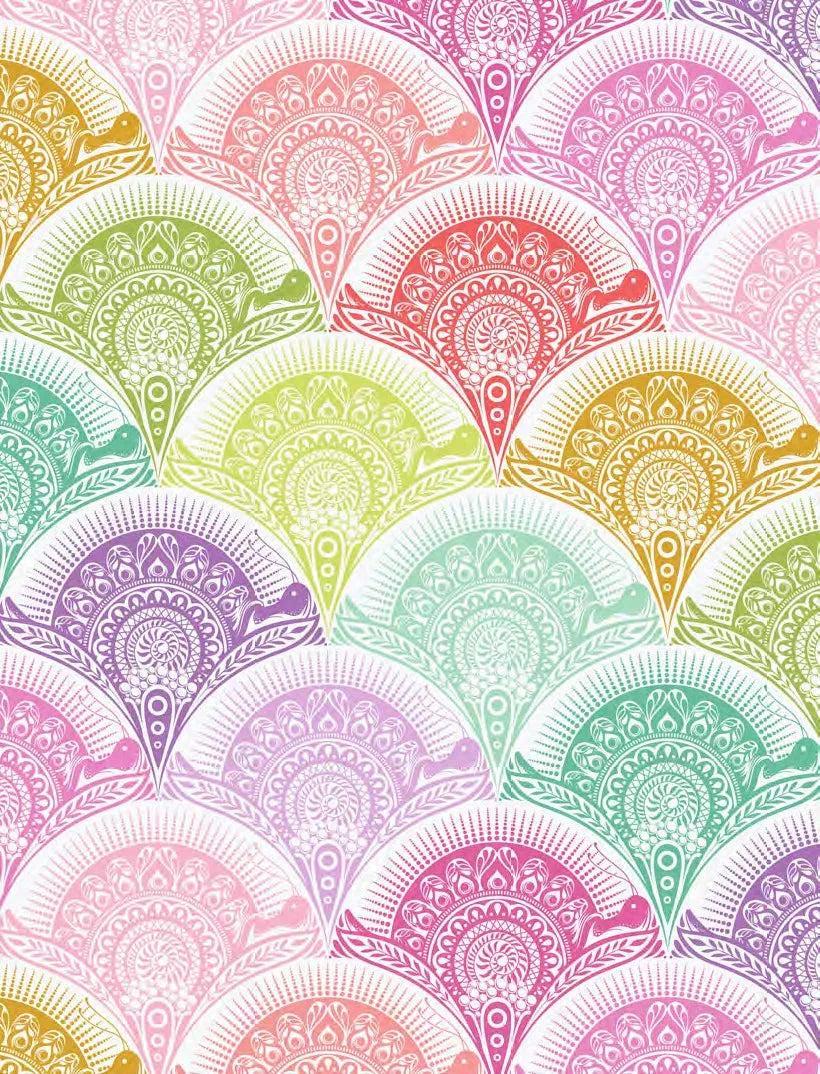Deja Vu Prince Charming Sugar Rush Snail Yardage PWTP277-Sugarrush by Tula Pink for Free Spirit Fabrics 1/2 yard increments