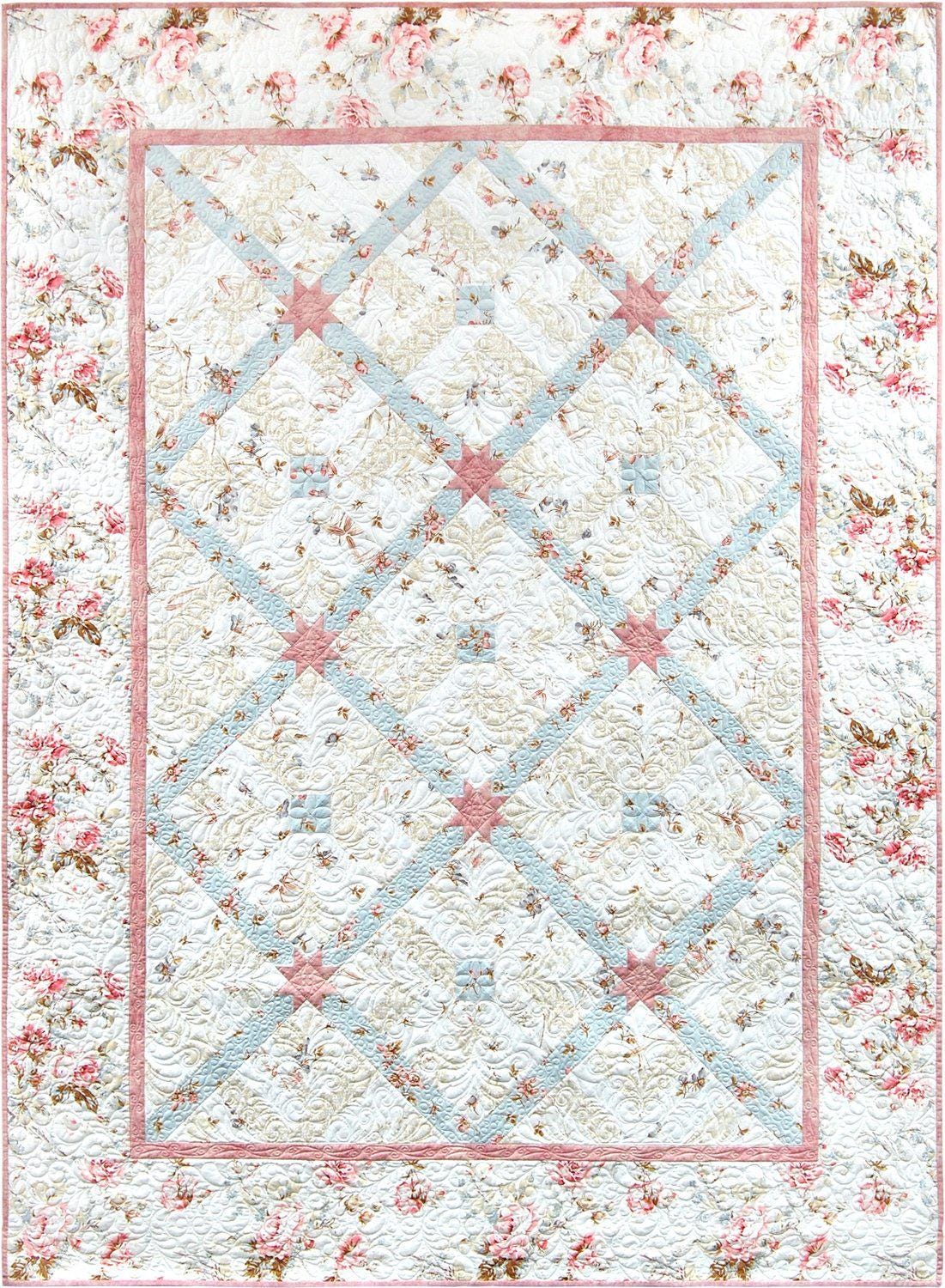Cottage Stars Printed Pattern only ST-313B by Terri Staats for Sweet Treasures