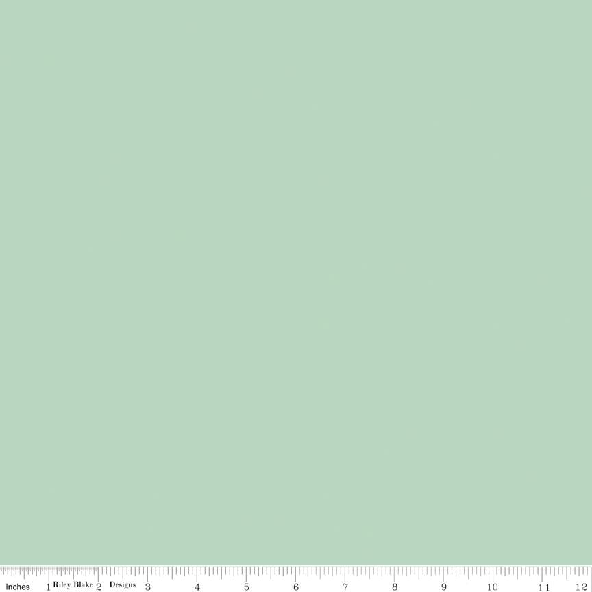 Riley Blake Confetti Cottons Riley Sage by RBD Designers C120-Sage Sold in 1/2 yard increments