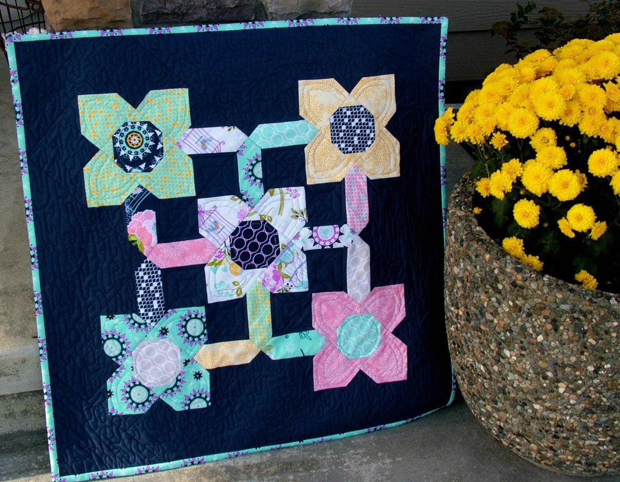 Bloom Quilt Pattern SASH1531 by Sash Girls from Two Sisters at Squirrel Hollow Printed Pattern Only