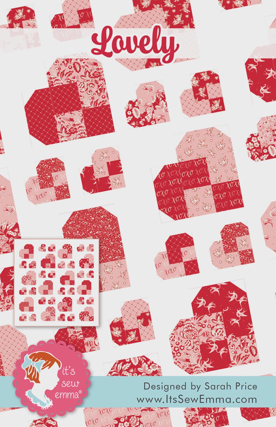 Lovely Printed Quilt Pattern Only By It's Sew Emma ISE-315 by It's Sew Emma, multiple sizes