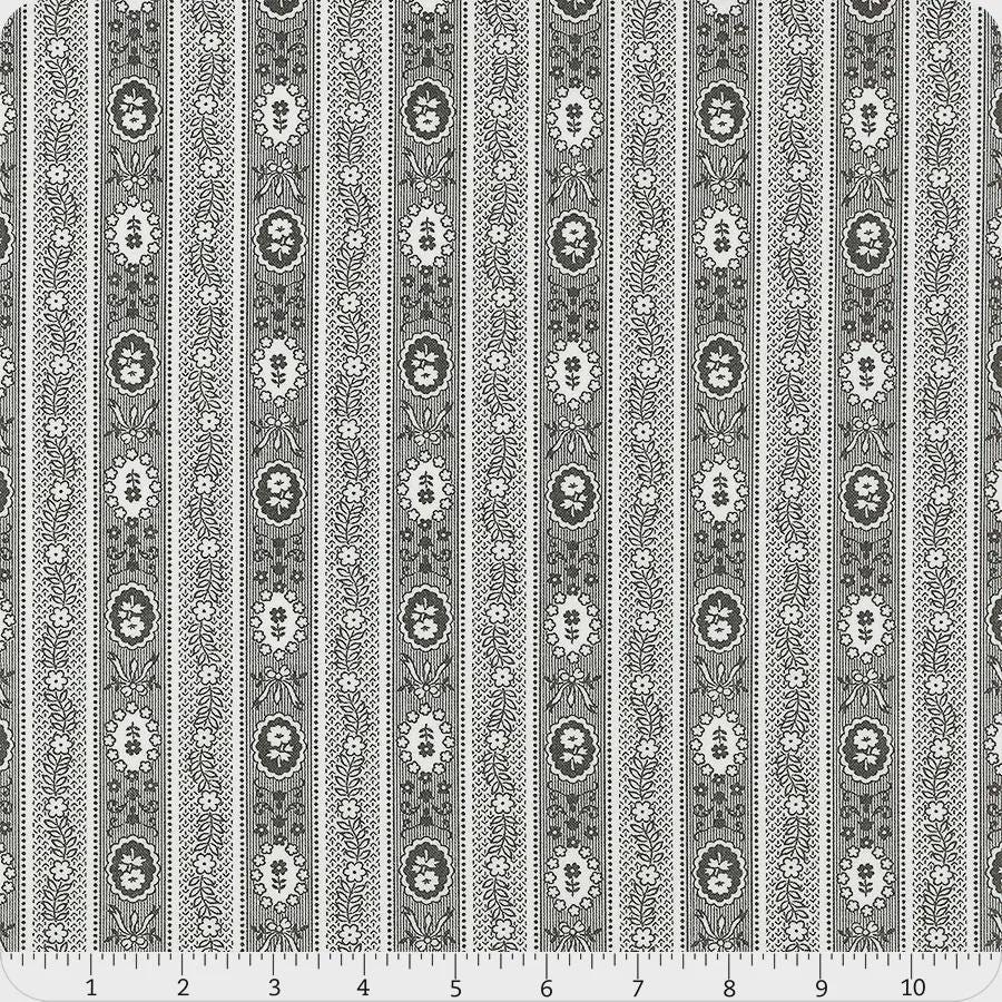 Agatha Road Wallpaper Midnight Yardage 35412-15 By Fig Tree Co For Moda Fabrics Sold In 1/2 Yard Increments Cut Continuously