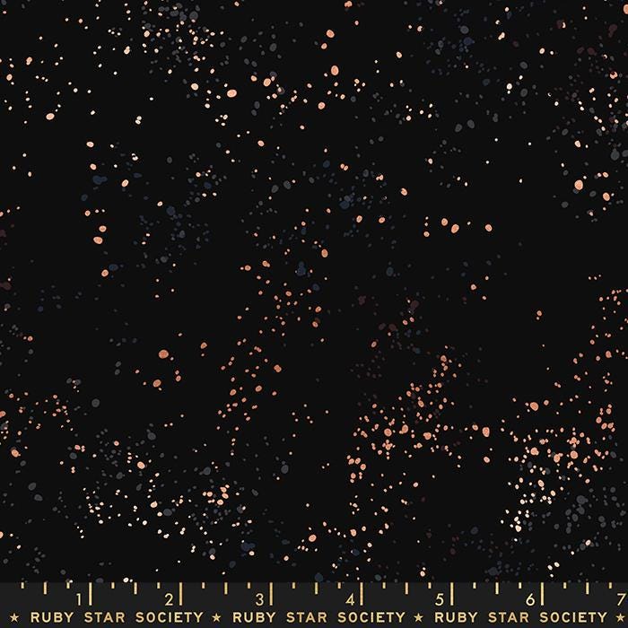 108" Speckled Black Wide Back RS5055 61M by Rashida Coleman Hale for Moda Fabrics Sold in 1 yard increment