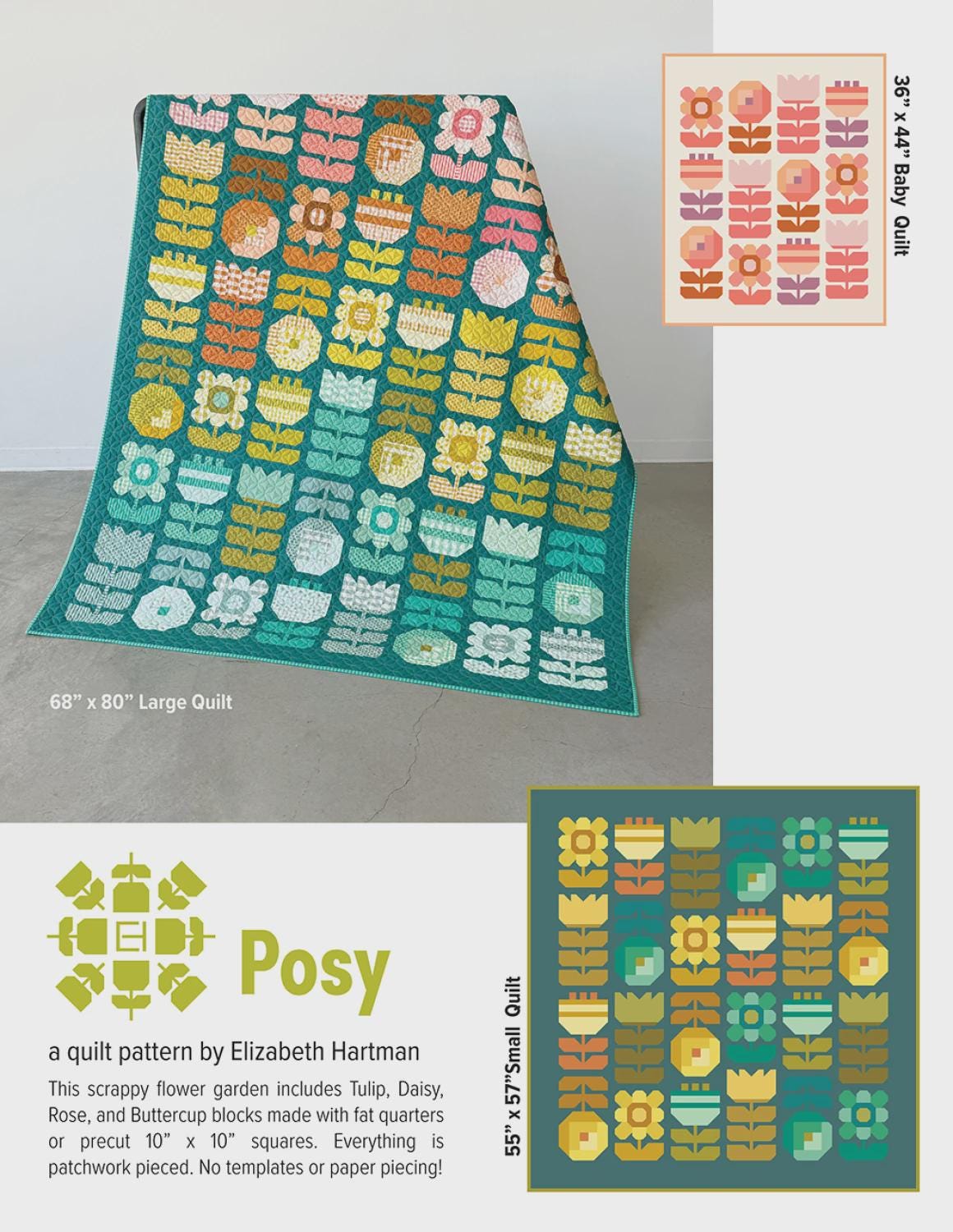 Posy Pattern by Elizabeth Hartman EH-091