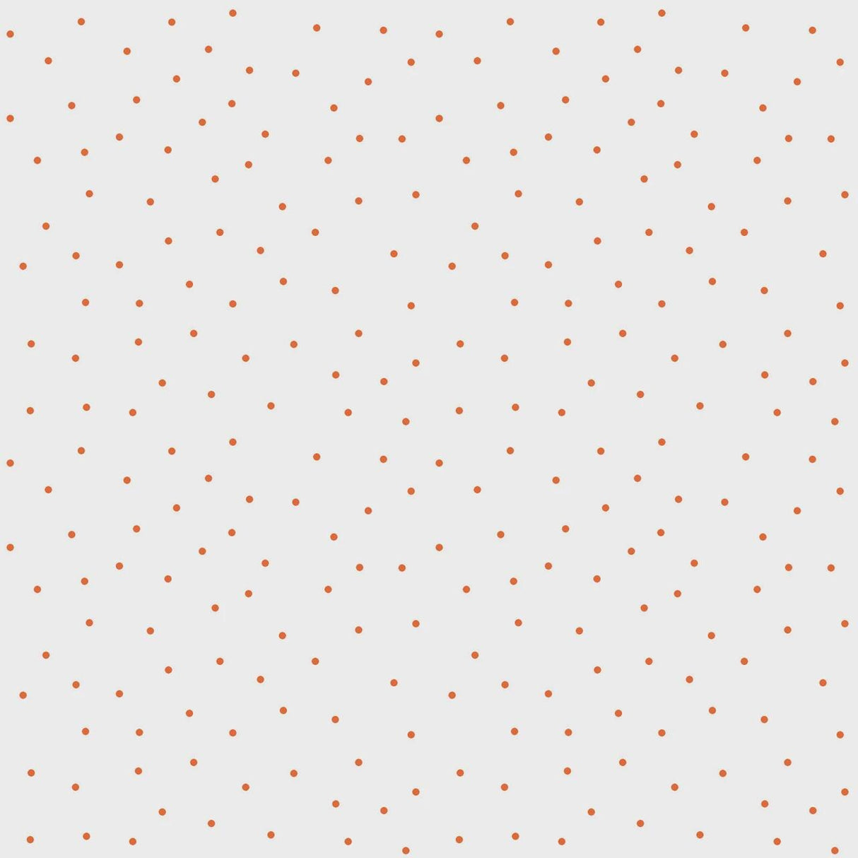 Kimberbell Basics Tiny Dots White/Orange MAS8210-WO Yardage by Maywood Studios sold in 1/2 yard increments