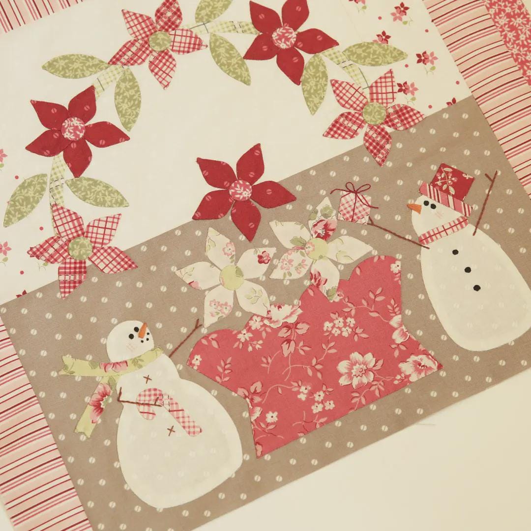 Sweet Christmas Quilt Pattern BHD2204 by Bunny Hill Designs Printed Pattern Only