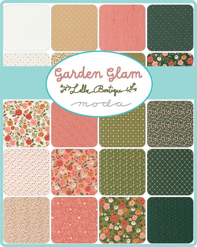 Garden Glam Mini Charm 5270MC by Lella Boutique for Moda Fabrics