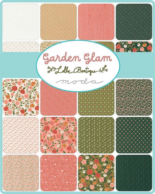 Garden Glam Mini Charm 5270MC by Lella Boutique for Moda Fabrics