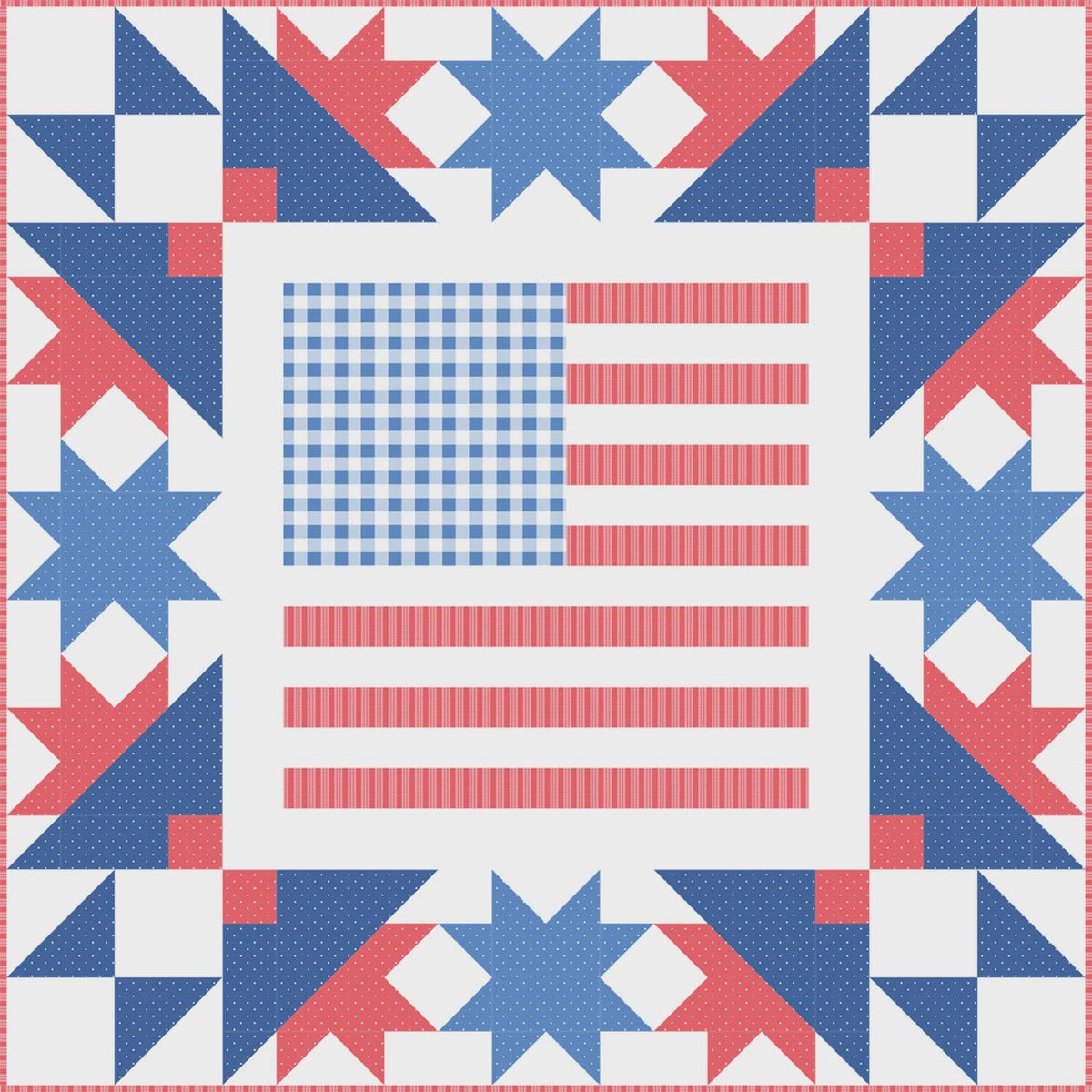 Mini Barn Star 14 Printed Pattern only by Corey Yoder of Coriander Quilts CQP250 Bin MP