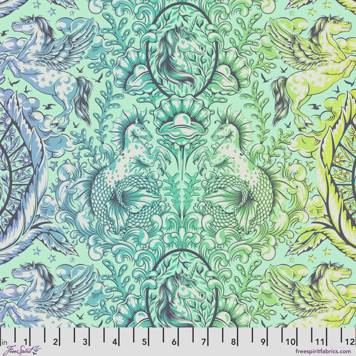 Legendary Pony Tales Yardage PWTP284.Stardust by Tula Pink Sold in 1/2 yard increment