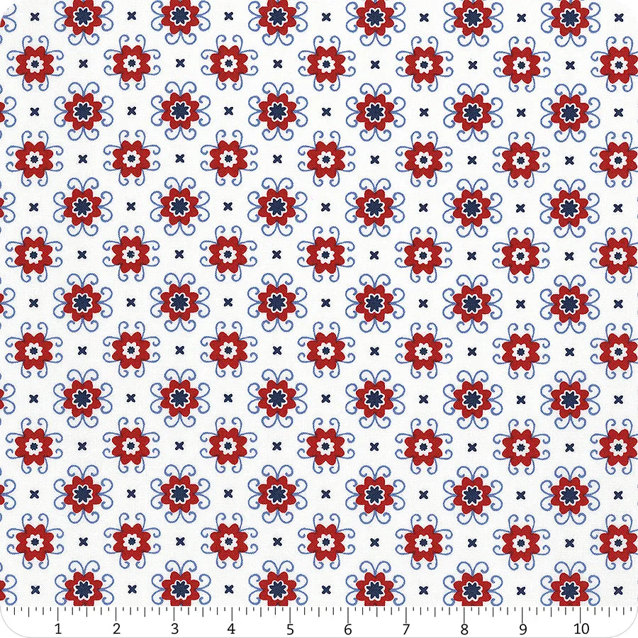 Star Spangled Bandana Patriotic Yardage 24173-11 By April Rosenthal Sold In 1/2 Yard Increments Cut Continuously