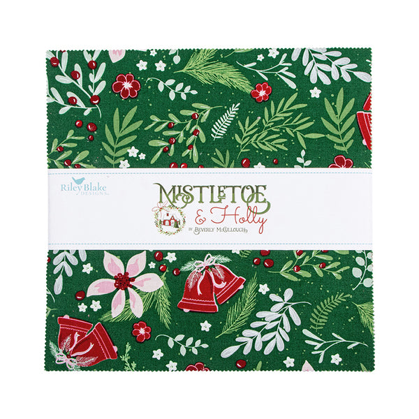 Mistletoe & Holly 10" Stacker 10-16400-42