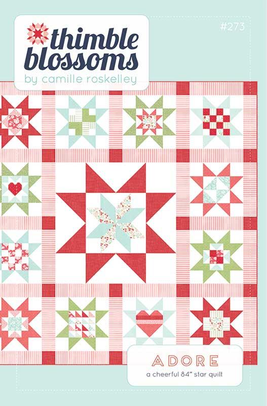 Adore quilting pattern TBL273 84 inches square by Camille Roskelly of Thimble Blossoms