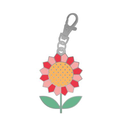 Lori Holt Enamel Happy Charm Flower
