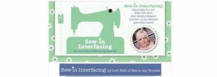 Lori Holt Packaged Pellon From Riley Blake Designs By Holt, Lori In Sew-In Non-Woven package includes 3 yds.